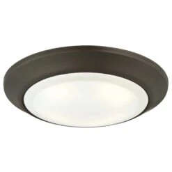 Westinghouse Oil-Rubbed Bronze Brown 5.5 In. W Steel LED Canless Recessed Downlight 15 W