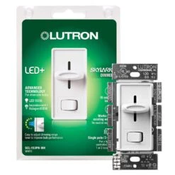 Lutron Skylark White 150 W 3-Way Dimmer Switch 1 Pk
