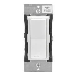 Leviton Decora 15 Amps Three Pole Bluetooth Light Switch White 1 Pk