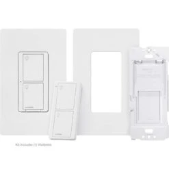 Lutron Caseta 5 Amps 3-Way Smart-Enabled Switch White 1 Pk