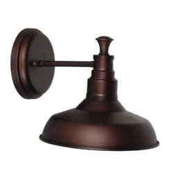 Design House Kimball Textured Bronze Incandescent Outdoor Wall Fixture