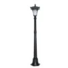 Sun-Ray Gloss Solar Powered 1 W LED Lamp Post 1 Pc