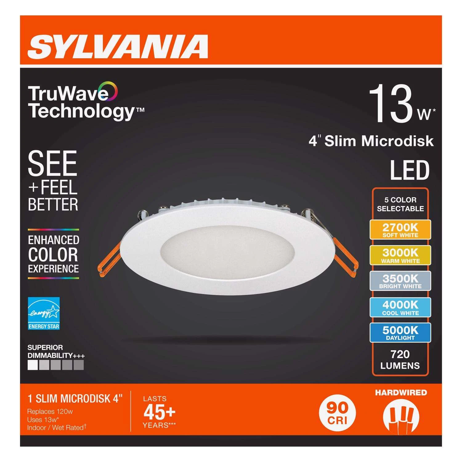 Sylvania TruWave White LED Canless Recessed Downlight 13 W - Image 5