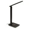 IHome 14.97 In. Gloss Black Lamp/Clock/Charging Station