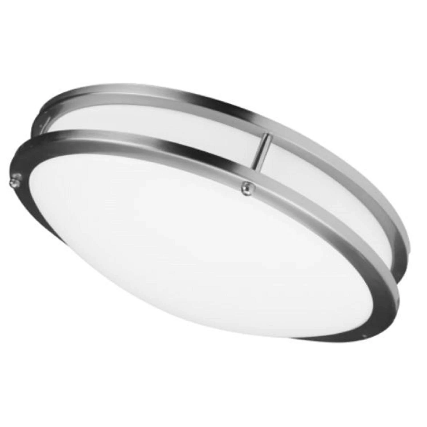 MaxLite 3.5 In. H X 14.2 In. W X 14.2 In. L Brushed Nickel LED Ceiling Light - Image 2