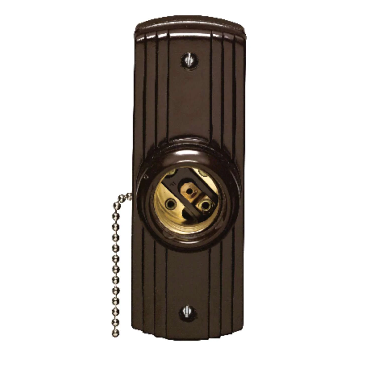 Leviton Pull Chain Lampholder 600 W 250 V Medium