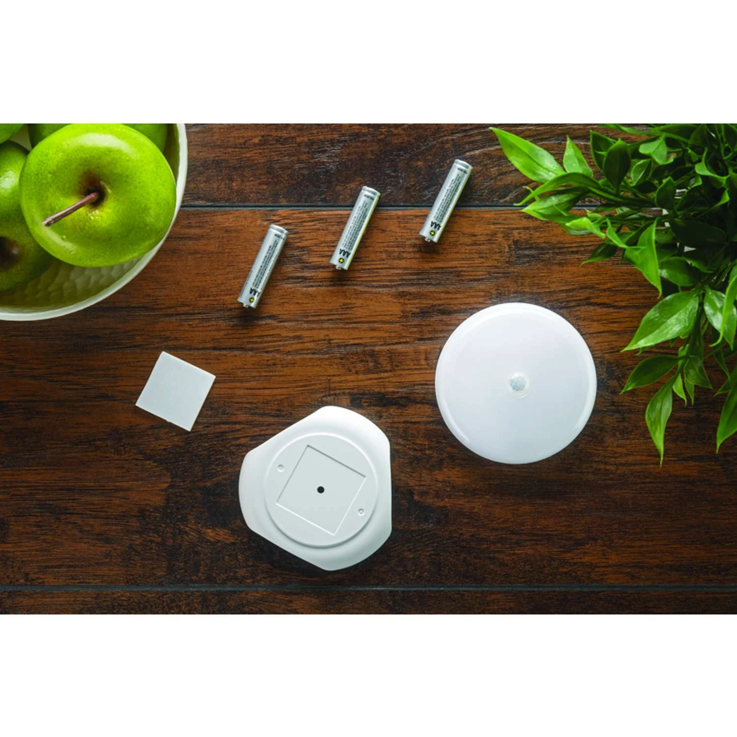 Mr. Beams White Battery Powered LED Puck Light 2 Pk - Image 2