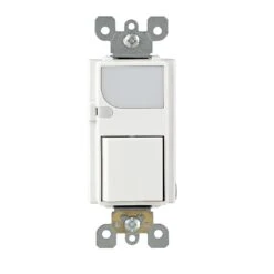 Leviton Decora 15 Amps Toggle Switch White 1 Pk