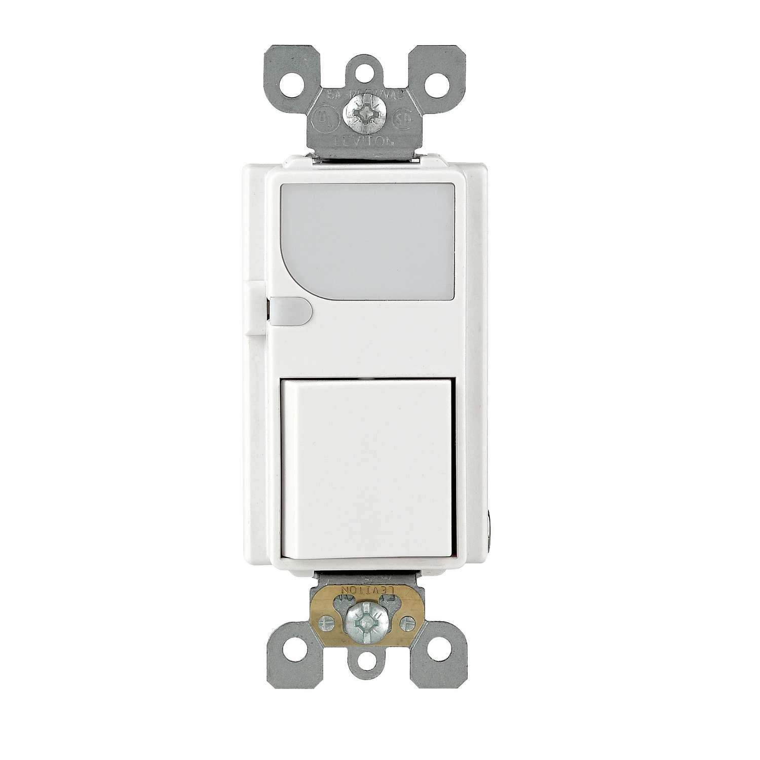Leviton Decora 15 Amps Toggle Switch White 1 Pk