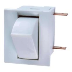 Jandorf 5 Amps Single Pole Momentary/Normally On Appliance Switch White 1 Pk