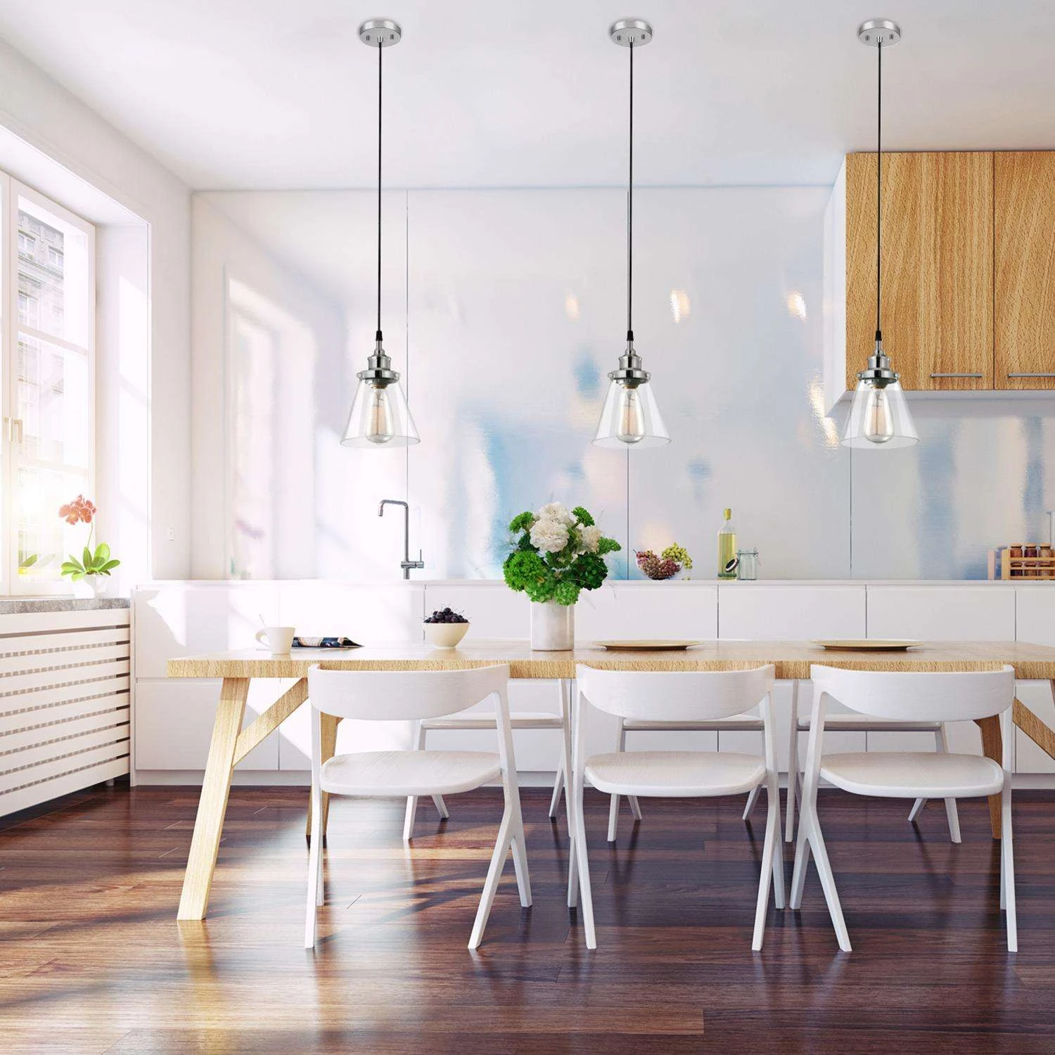 Globe Electric Parker Chrome Metallic 1 Lights Pendant Light - Image 6