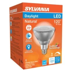 Sylvania Natural PAR 38 E26 (Medium) LED Floodlight Bulb Daylight 120 Watt Equivalence 1 Pk