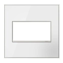 Legrand Adorne White 2 Gang Thermoplastic Nylon Decorator Wall Plate 1 Pk