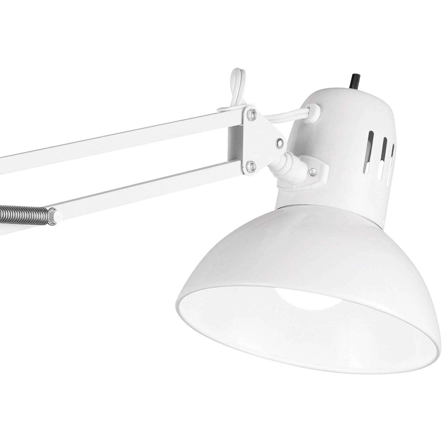 Globe Electric Architect 31.5 In. Gloss White Swing Arm Lamp - Image 2