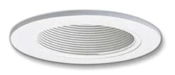 Halo Matte White 4 In. W Plastic LED Recessed Baffle And Trim 993 W