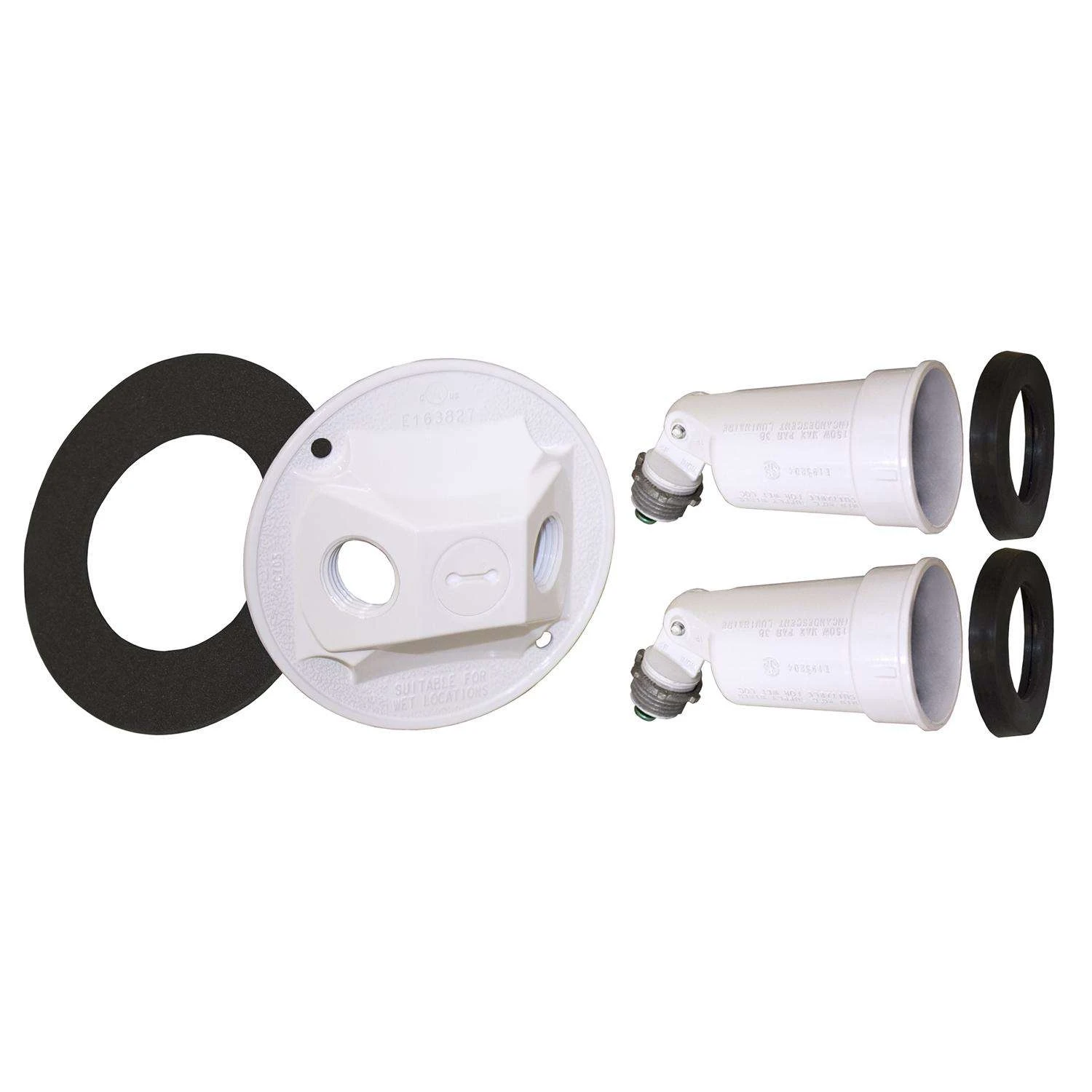 Sigma Engineered Solutions Switch Controlled White Lamp Holder Kit Hardwired - Image 2