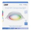 Feit Smart Home Frost White 6 In. W Aluminum LED Smart-Enabled Canless Recessed Downlight 15 W