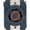 Leviton V-0-MAX 20 Amps 125/250 V Single Black Locking Receptacle L14-20R 1 Pk