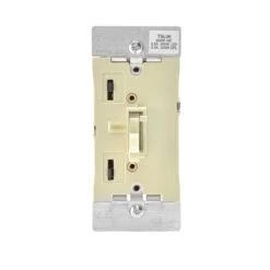 Leviton Ivory 600 W Toggle Dimmer Switch 1 Pk