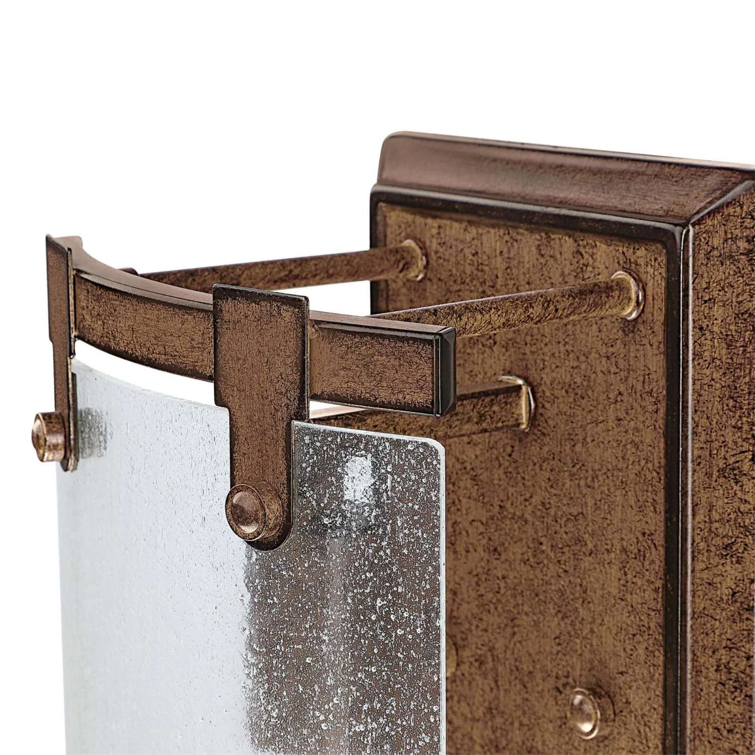 Westinghouse Burnell 1-Light Burnwood Brown Wall Sconce - Image 2