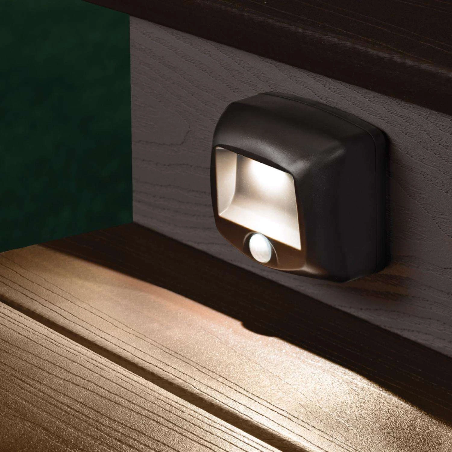 Mr. Beams Motion-Sensing Battery Powered LED Dark Brown Stair Light - Image 4