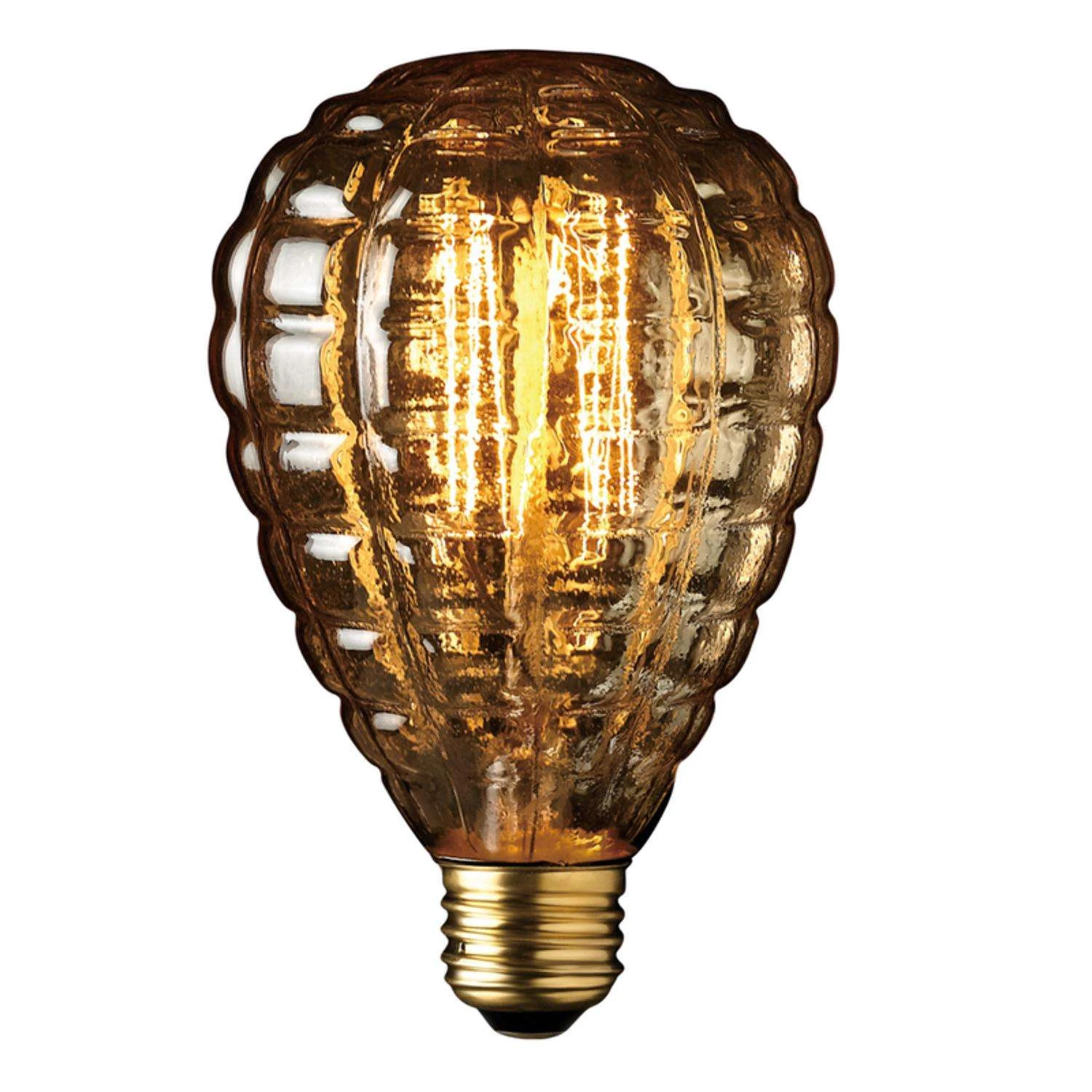 Globe Electric Designer Granada 40 W G40 Decorative Incandescent Bulb E26 (Medium) Amber 1 Pk - Image 2