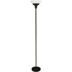 MaxLite 70 In. Black Torchiere Floor Lamp