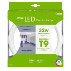 Feit Plug & Play T9 Cool White 12 In. G10Q Circular LED Bulb 32 Watt Equivalence 1 Pk