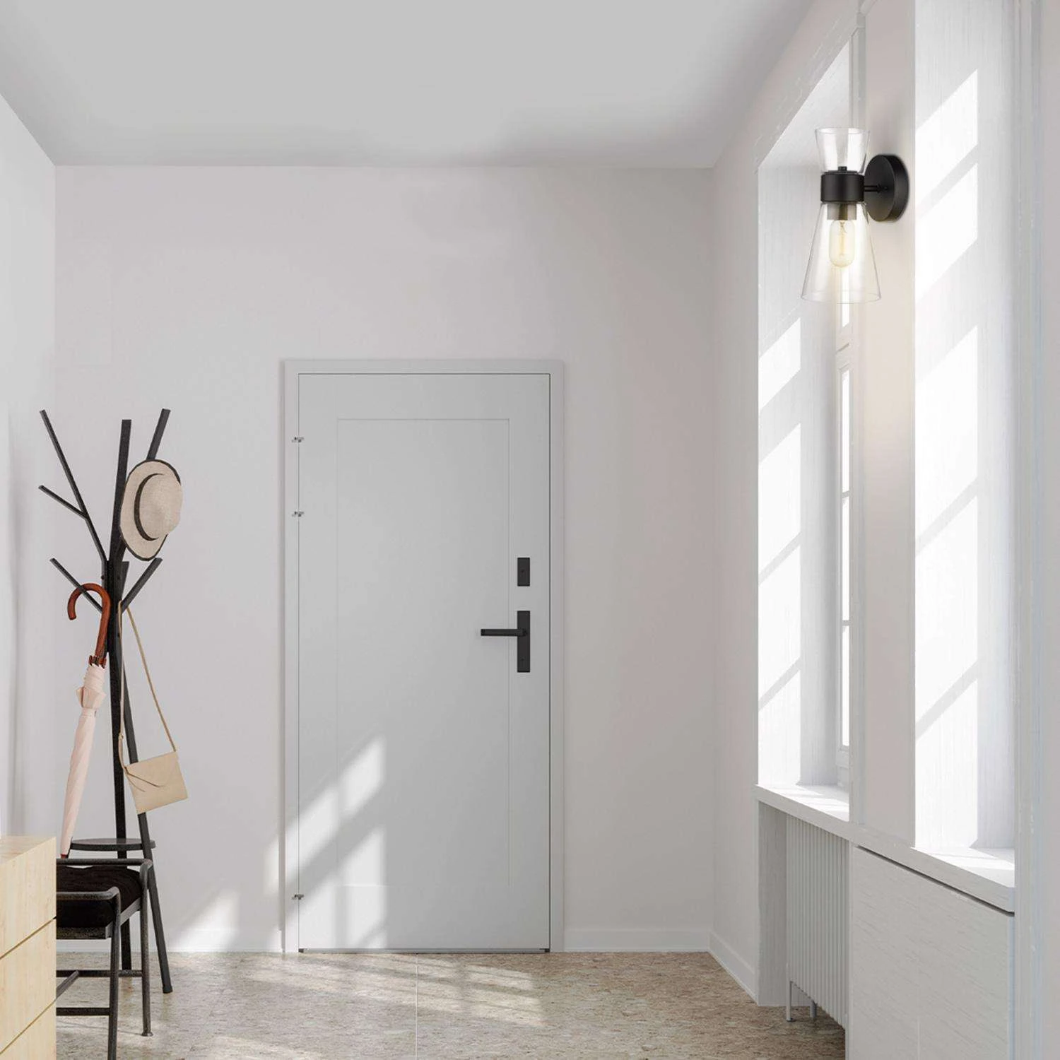 Globe Electric Montgomery 1-Light Oil Rubbed Bronze Brown Downlight Wall Sconce - Image 5