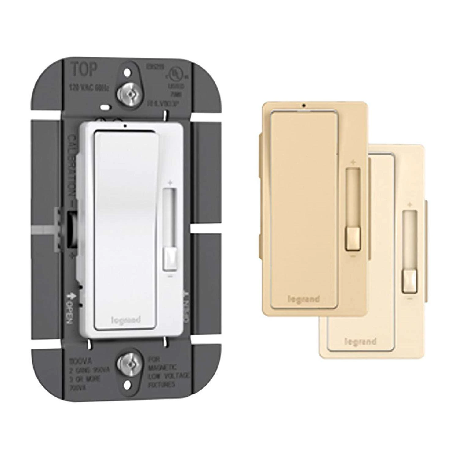 Legrand Radiant Multicolored 1100 W Slide Dimmer Switch 1 Pk